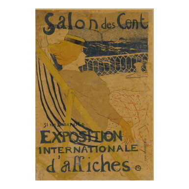 View full screen - View 1 of Lot 176. HENRI DE TOULOUSE-LAUTREC | LA PASSAGÈRE DU 54 - PROMENADE EN YACHT (DELTEIL 366; ADRIANI 137; WITTROCK P20).