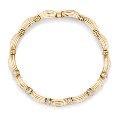 View full screen - View 1 of Lot 44. COLLIER DIAMANTS, O.J. PERRIN | DIAMOND NECKLACE, O.J. PERRIN.