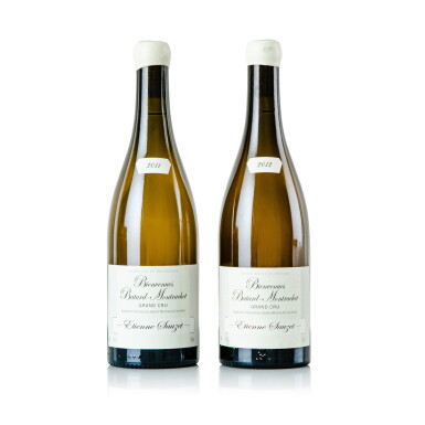 View full screen - View 1 of Lot 276. Bienvenues Bâtard Montrachet Etienne Sauzet "Vertical" (2 BT).