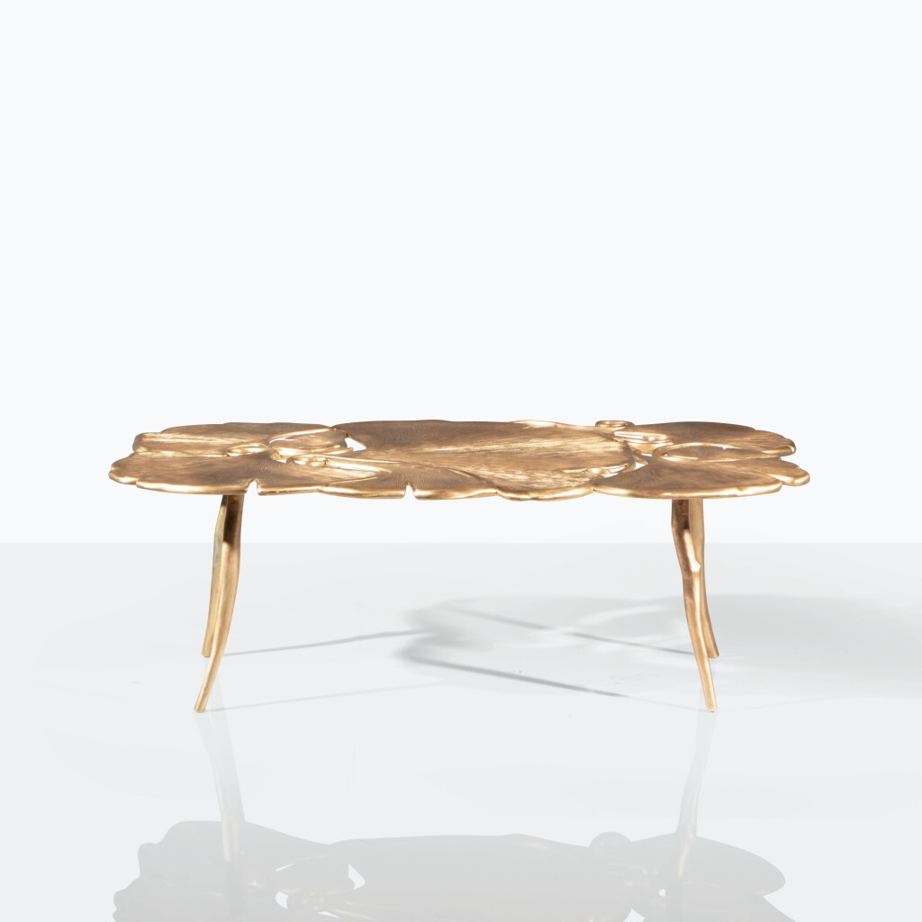 View full screen - View 1 of Lot 29. Table basse Ginkgo, pièce unique.