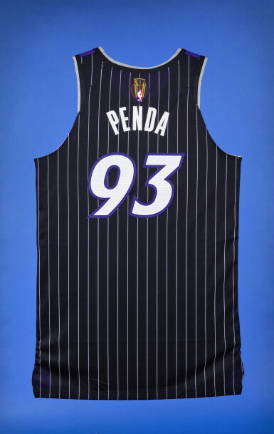 View full screen - View 1 of Lot 25. Noah Penda Orlando Magic 2025-2026 Media Day Worn Statement Edition Jersey | Issued for 2 Emirates NBA Cup Games.