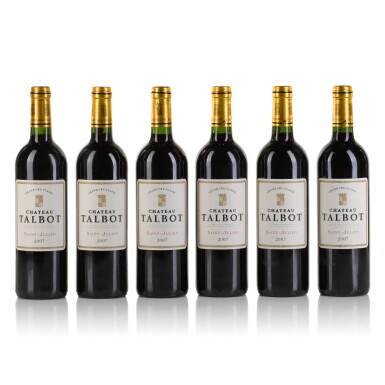 View full screen - View 1 of Lot 428. Château Talbot 2007 (12 BT).