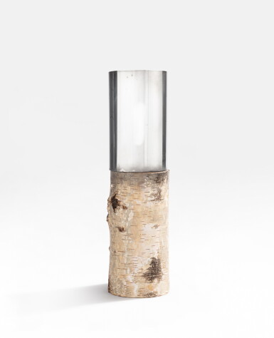 View full screen - View 1 of Lot 27. S10 vase, Silver and wood series | Vase S10, série Silver and Wood.