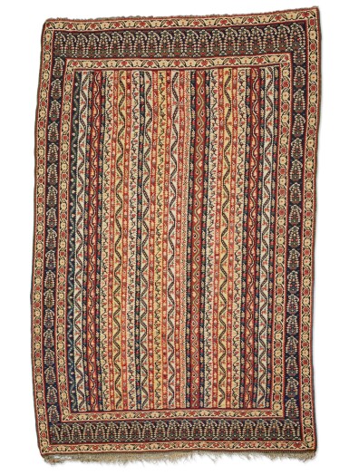 View full screen - View 1 of Lot 161. A Senneh Kilim, West Persia, circa 1870.