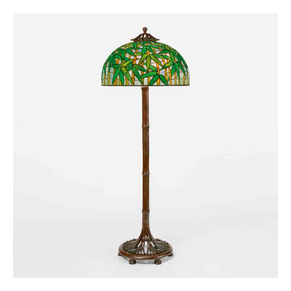 View full screen - View 1 of Lot 524. "Bamboo" Floor Lamp.