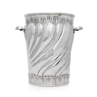 View full screen - View 1 of Lot 37. A monumental Italian silver Methuselah wine cooler, Argenteria Malinverni, Milan, 20th century.