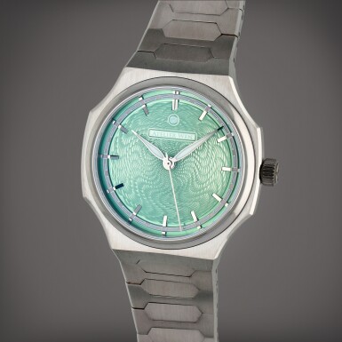 View full screen - View 1 of Lot 307. Perception | A limited edition titanium wristwatch with bracelet | Circa 2022.
