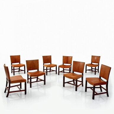 View full screen - View 1 of Lot 98. KAARE KLINT | SET OF EIGHT "RØD" SIDE CHAIRS, MODEL NO. 5011.