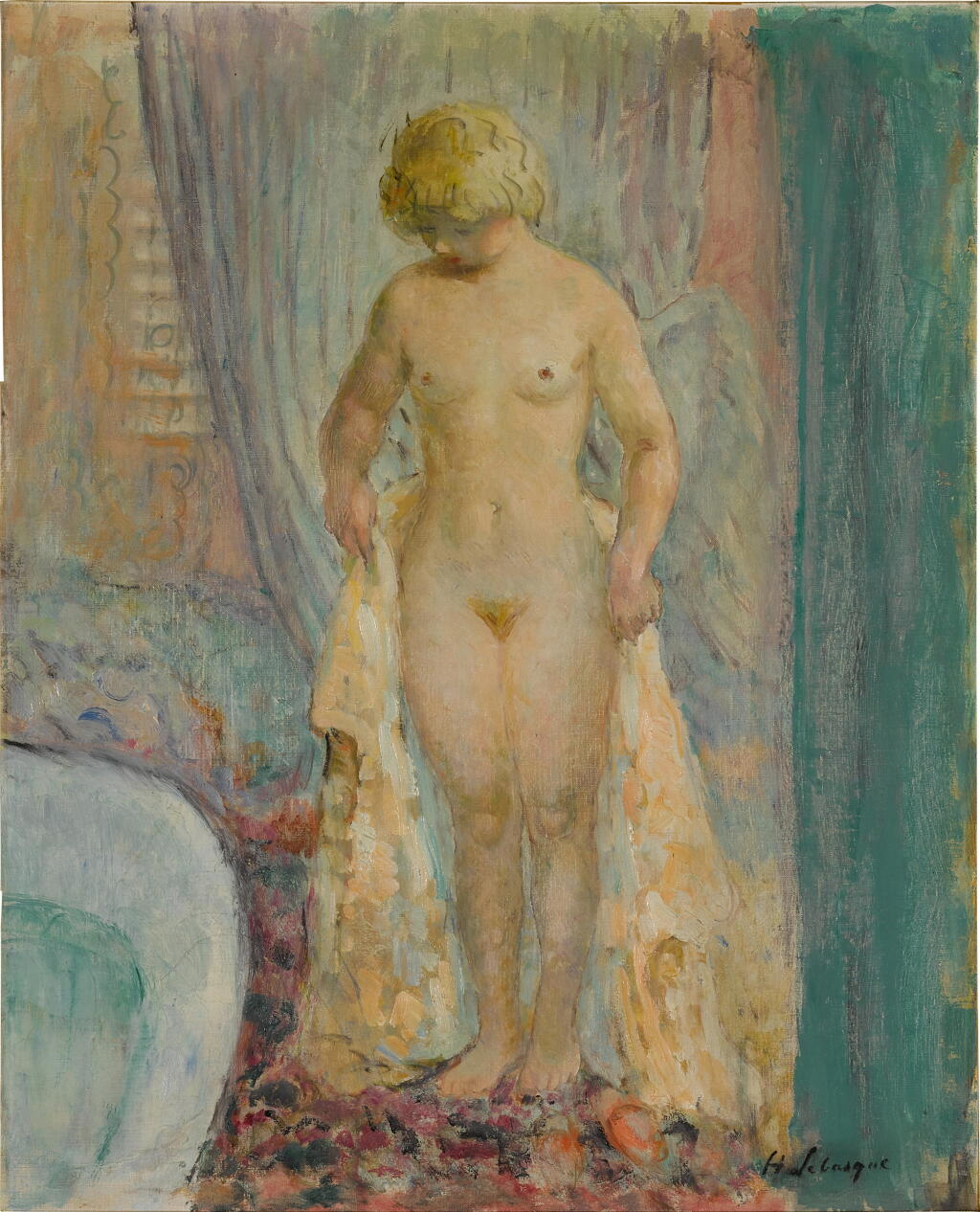 View full screen - View 1 of Lot 425. Nu blond à la baignoire.