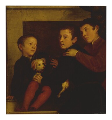 View full screen - View 1 of Lot 43. AFTER TIZIANO VECELLIO, CALLED TITIAN | THE VENDRAMIN FAMILY, A FRAGMENT.