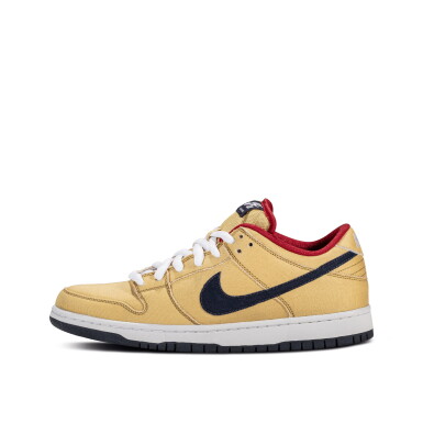 View full screen - View 1 of Lot 855. Nike SB Dunk Low Pro ‘Gold Dust’ Sample | Size 9.