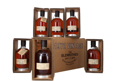 View full screen - View 1 of Lot 5801. The Glenrothes Limited Release 43.0 abv 1972 (6 BT75).