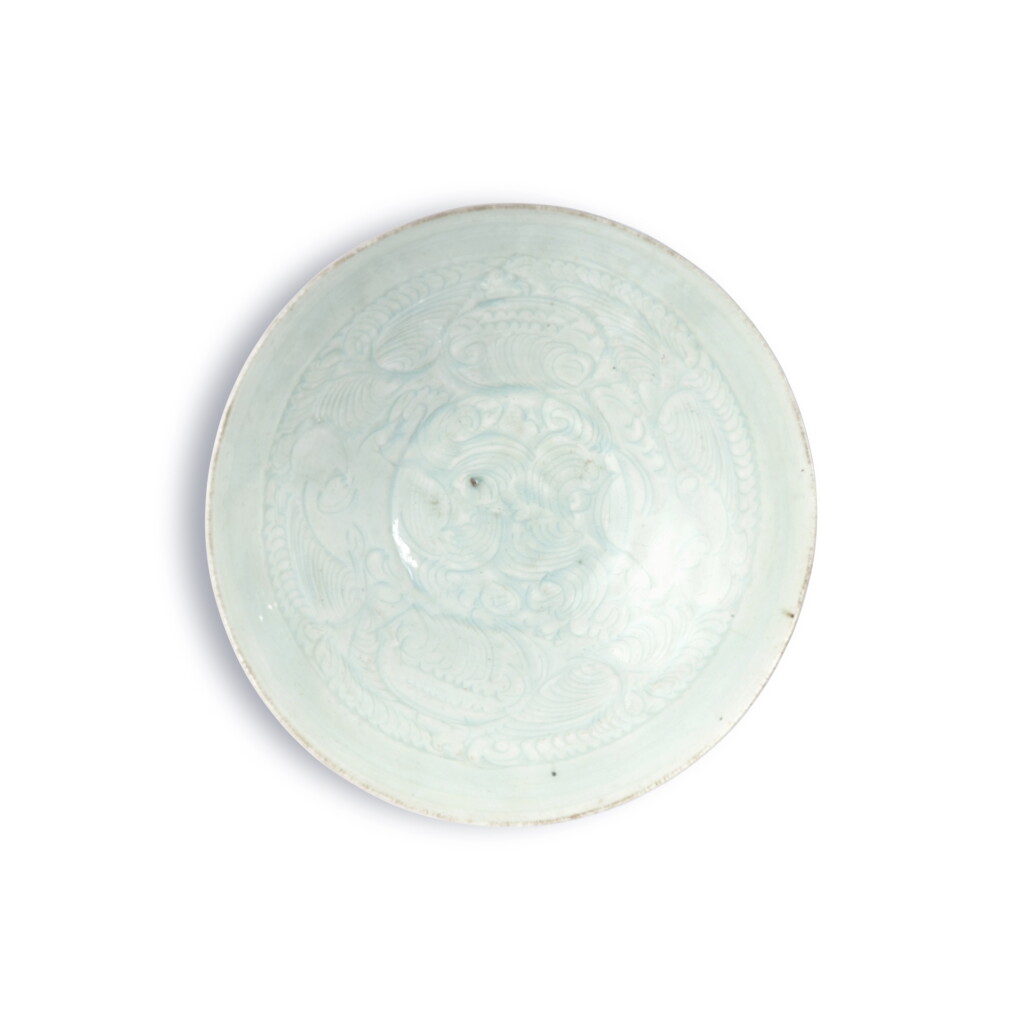 View full screen - View 1 of Lot 92. A carved Qingbai 'boys' bowl, Southern Song dynasty .