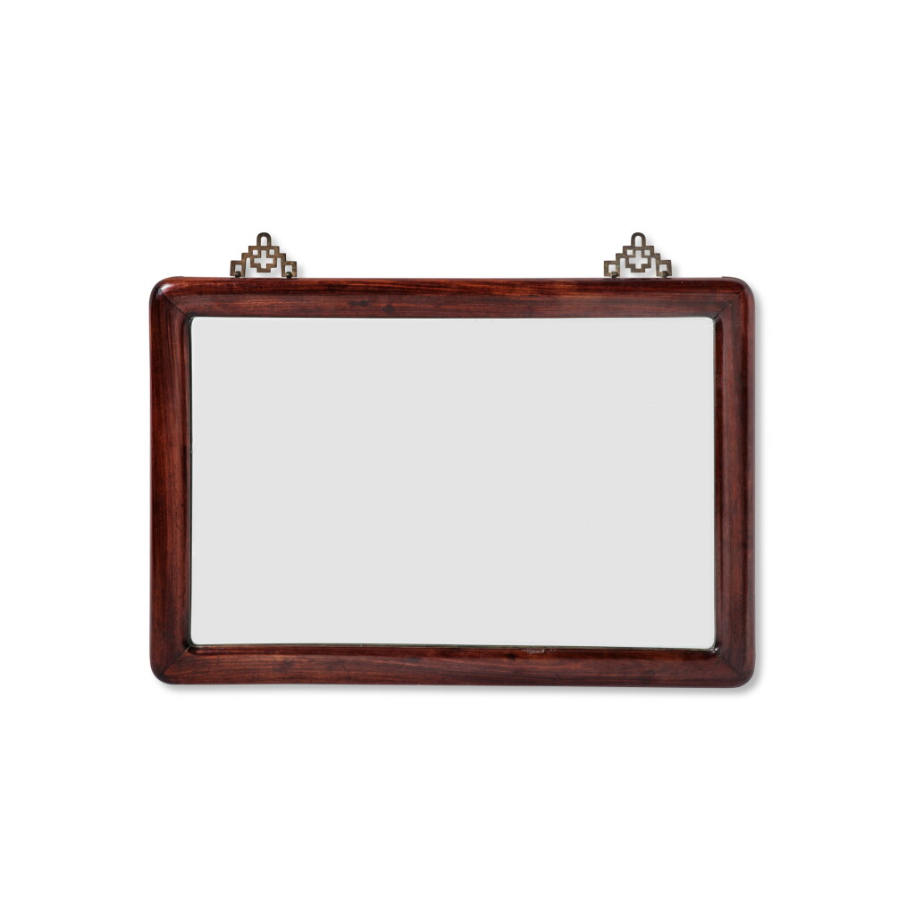 View full screen - View 1 of Lot 1347. A 'hongmu' panel frame, 19th / 20th century | 十九 / 二十世紀 紅木框.