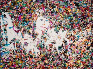 View full screen - View 1 of Lot 266. VIK MUNIZ | THE COTTINGLEY FAIRIES, ELSIE WRIGHT (FROM REBUS).