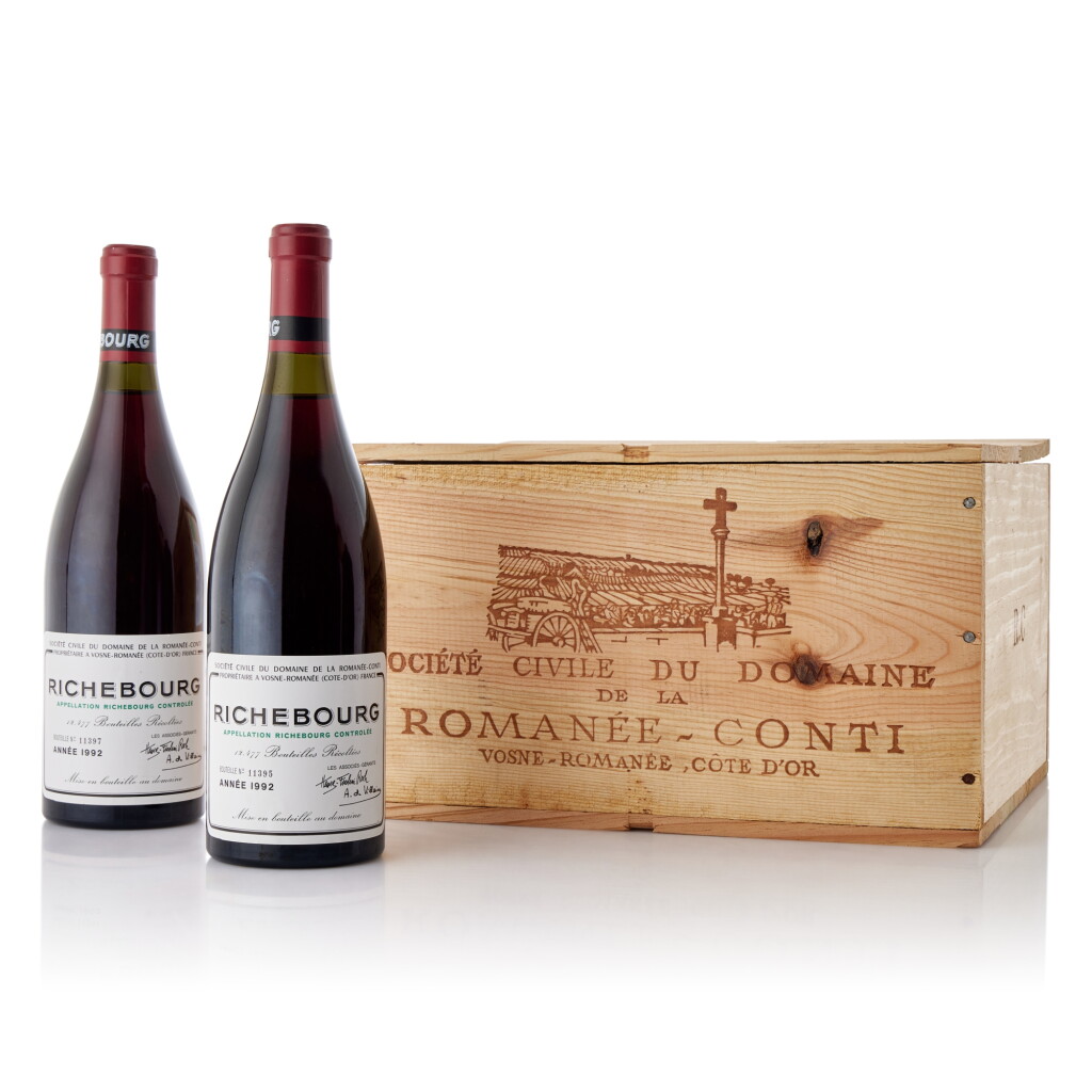 View full screen - View 1 of Lot 2806. Richebourg 1992 Domaine de la Romanée-Conti (2 BT).
