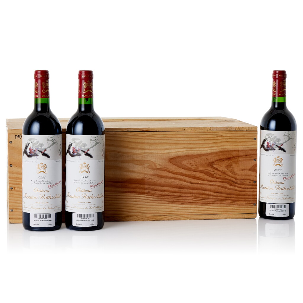 View full screen - View 1 of Lot 5683. Château Mouton Rothschild 1996 (12 BT).
