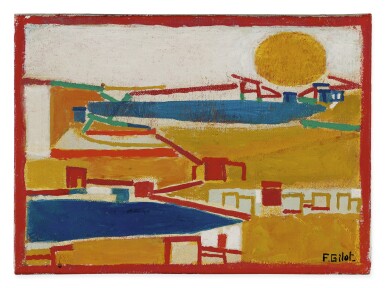 View full screen - View 1 of Lot 14. FRANÇOISE GILOT | PAYSAGE.