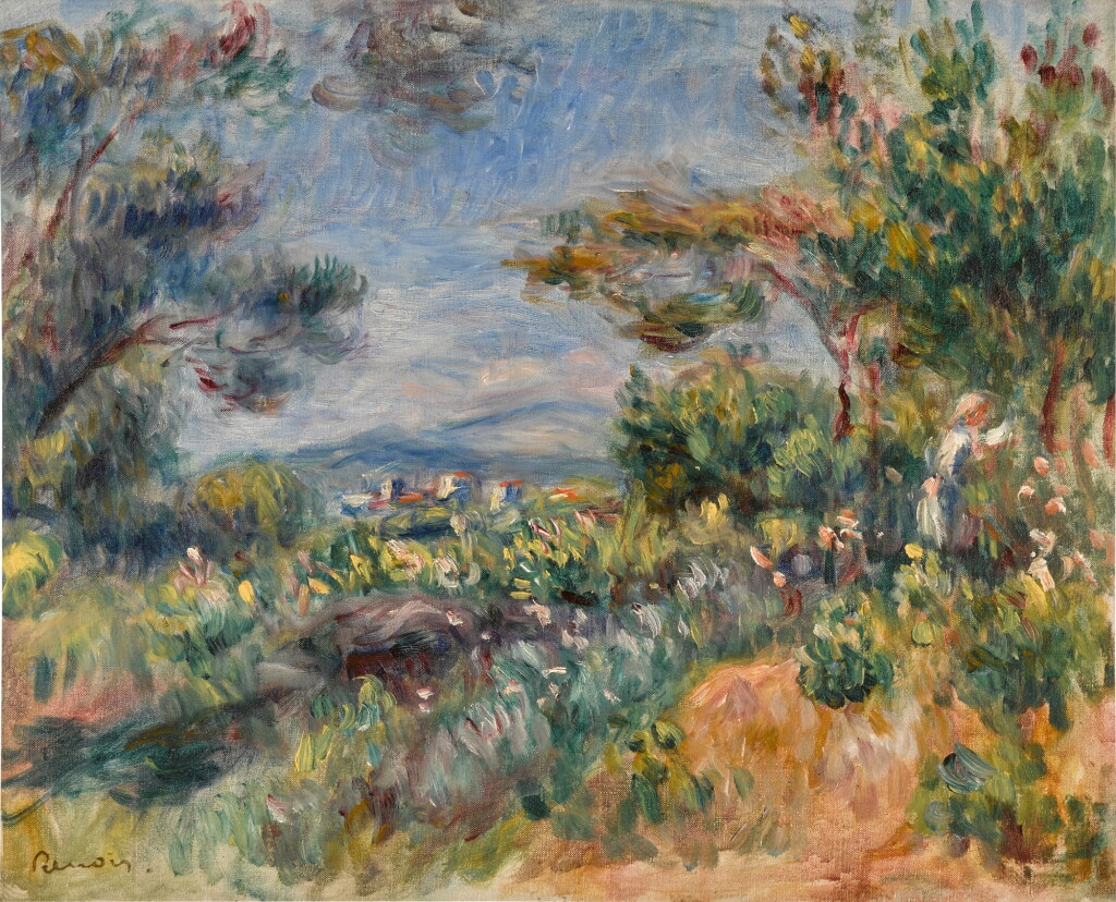 View full screen - View 1 of Lot 137. Femme dans un paysage, Cagnes.