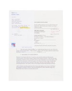 Wayne Gretzky New York Rangers 1996 Signed Contract