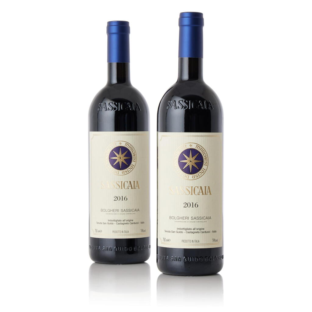 View full screen - View 1 of Lot 9025. Sassicaia 2016 (6 BT).