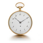 DUBOIS ET FILS | A GOLD OPEN-FACED QUARTER REPEATING CLOCK WATCH CIRCA 1800