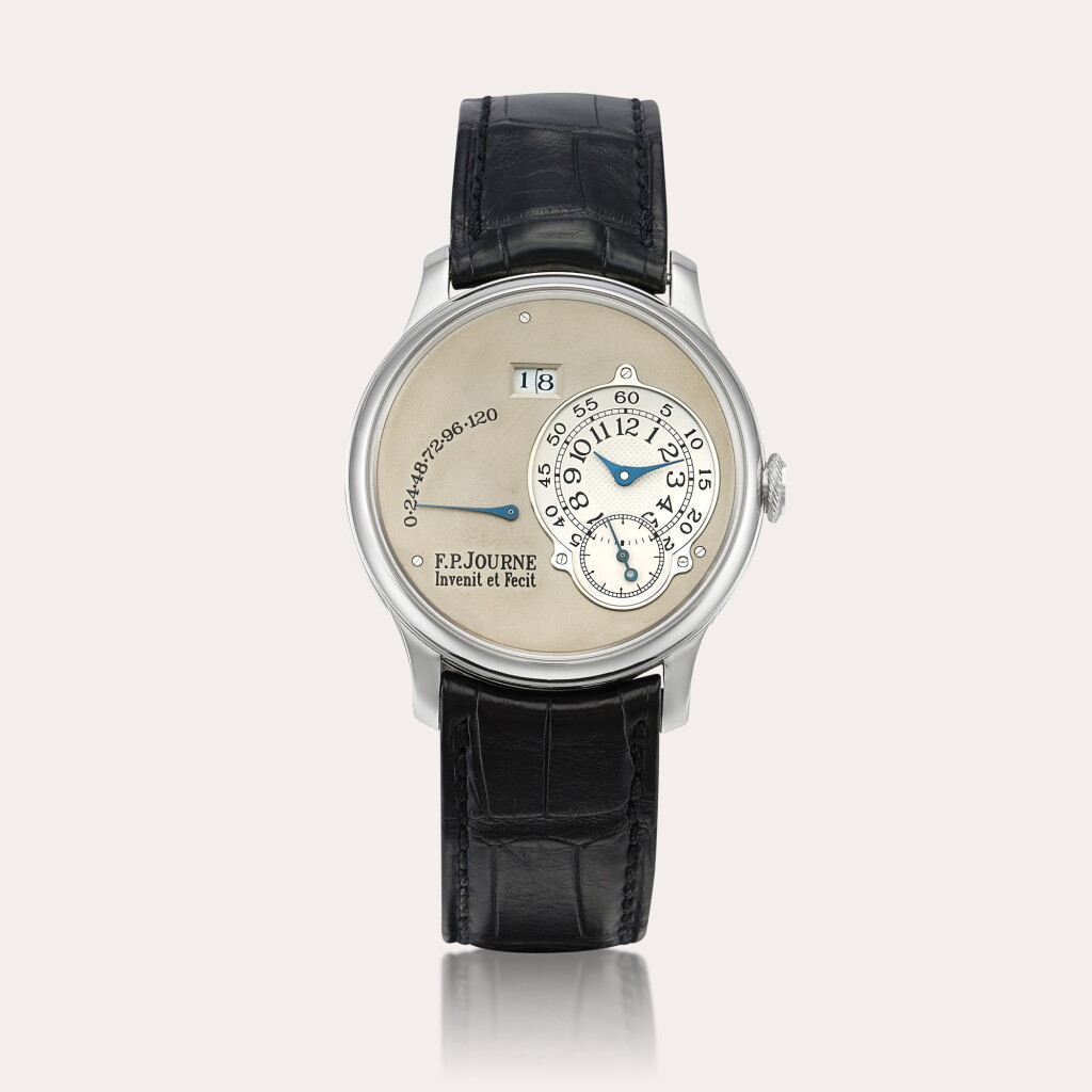 全螢幕檢視 - 查看2146Octa Réserve de Marche A platinum wristwatch with date, power reserve indication and brass movement, Circa 2002 | OCTA RÉSERVE DE MARCHE | 鉑金腕錶,備日期、動力儲備顯示及黃銅機芯,約2002年製的1