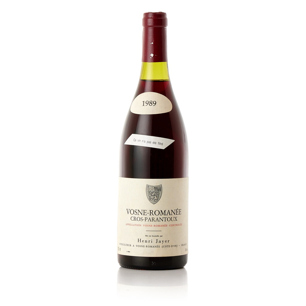 View full screen - View 1 of Lot 1385. Vosne Romanée, Cros Parantoux 1989 Henri Jayer (1 BT).