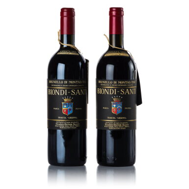 View full screen - View 1 of Lot 479. Brunello di Montalcino, Tenuta Greppo Riserva 1993/1998 Biondi-Santi (2 BT).