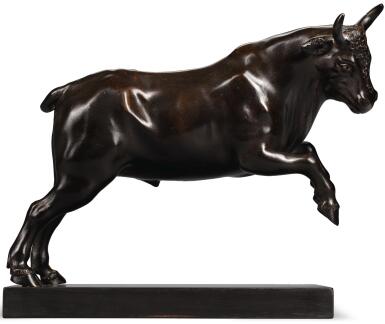 View full screen - View 1 of Lot 66. AFTER GIOVANNI BATTISTA FOGGINI (1652-1725), SOUTHERN NETHERLANDISH, 18TH CENTURY | REARING BULL.