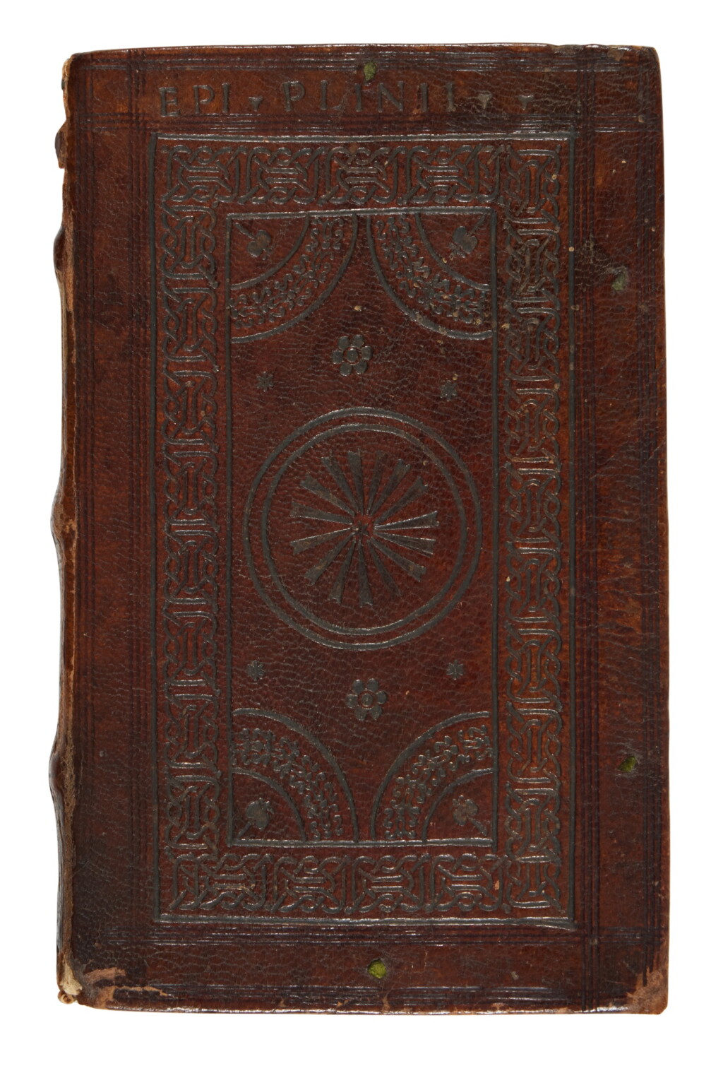View full screen - View 1 of Lot 1319. Plinius Caecilius Secundus, Epistolarum libri decem, Venice, Aldo Manuzio, November 1508, Roman brown morocco, 1510s.
