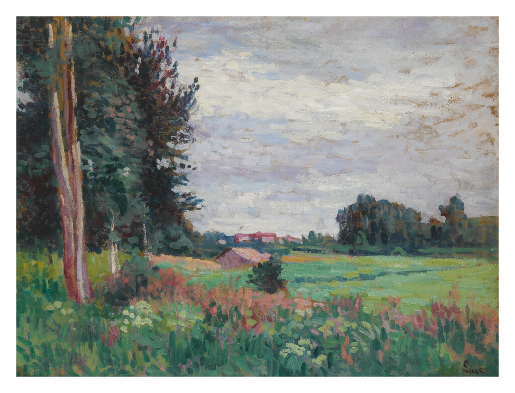 View full screen - View 1 of Lot 8. MAXIMILIEN LUCE | VUE DE MÉRÉVILLE.