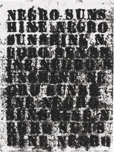View full screen - View 1 of Lot 427. Study for Negro Sunshine #102.