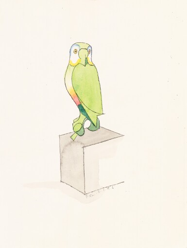 View full screen - View 1 of Lot 77. Perroquet.