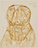 Untitled (Preparatory Drawing for Gentleman of our Times)