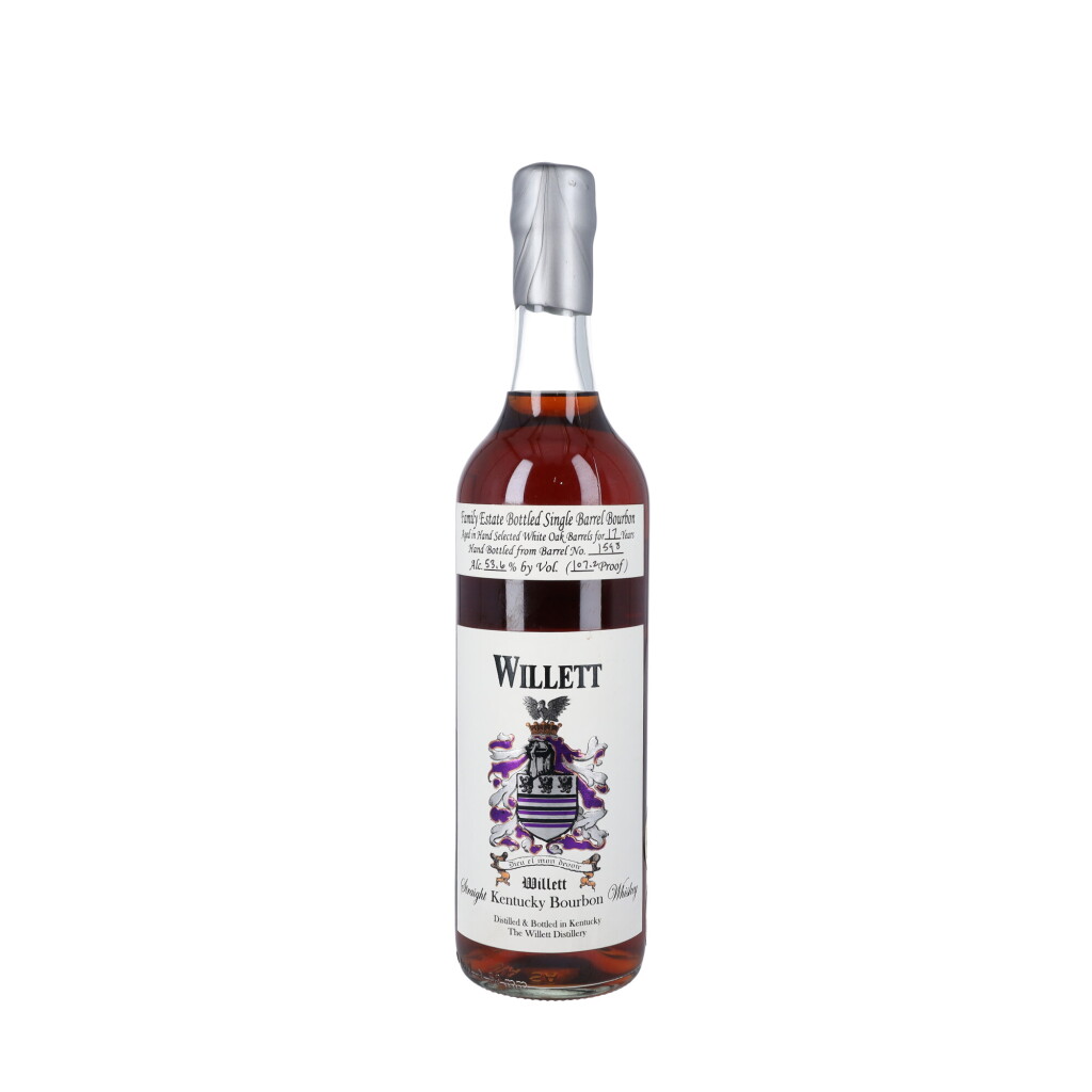 View full screen - View 1 of Lot 5465. Willett Family Estate Single Barrel Bourbon 17 Year Old 107.2 proof 1991 (1 BT75).