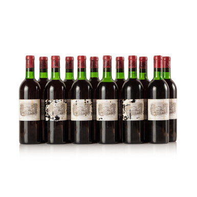 View full screen - View 1 of Lot 429. Château Lafite 1970 (12 BT).