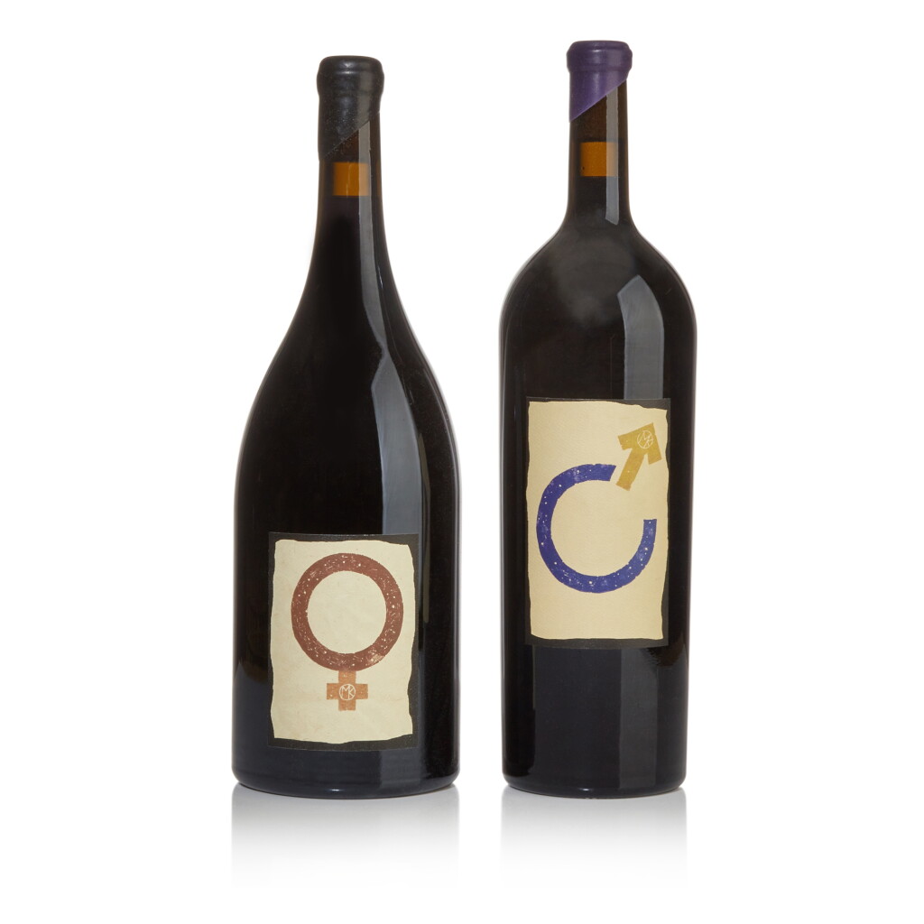 View full screen - View 1 of Lot 398. Sine Qua Non, Male Syrah & Female Grenache 2013 (2 MAG).