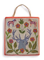 Yakima Pictorial Beaded Bag, Circa 1910