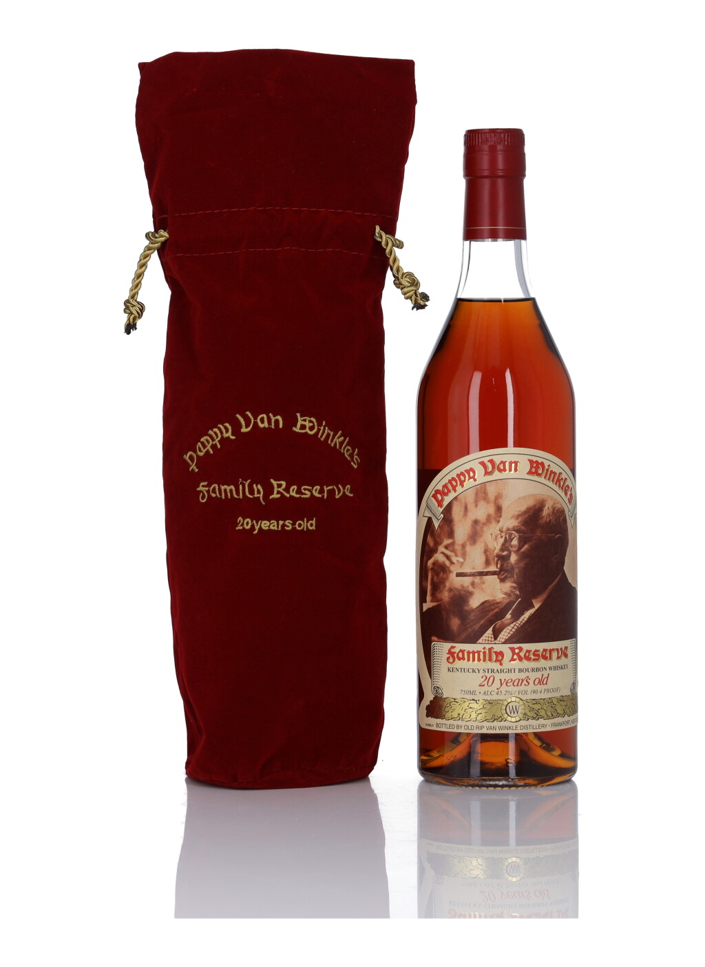 View full screen - View 1 of Lot 87. Pappy Van Winkle's 20 Year Old Family Reserve 90.4 Proof NV (1 BT 75cl).