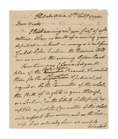 View full screen - View 1 of Lot 1130. Hand, Edward | A democracy or a republic?.