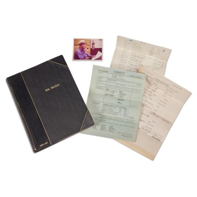 View full screen - View 1 of Lot 158. Joseph J. Lilley | Musical arrangements for Mr. Music.