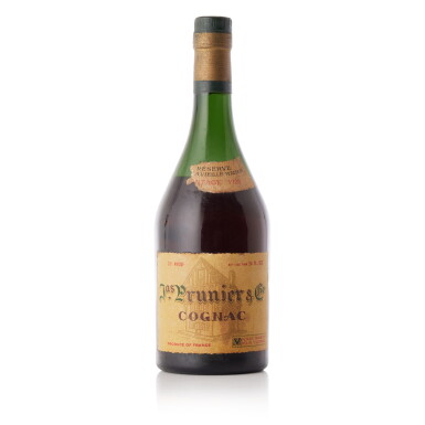 View full screen - View 1 of Lot 6853. Prunier Vintage Cognac 70 proof 1928 (1 BT75).