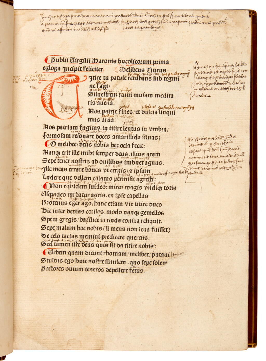 View full screen - View 1 of Lot 52. Vergil | Opera, Louvain, 1475-1476, diced russia.
