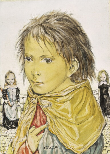 View full screen - View 1 of Lot 6. Léonard Tsuguharu Foujita 藤田嗣治 | Petit garçon 男孩.