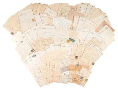 View full screen - View 1 of Lot 169. Georges Clemenceau | Series of 81 letters to Admiral Frederick Maxse, 1882-99.