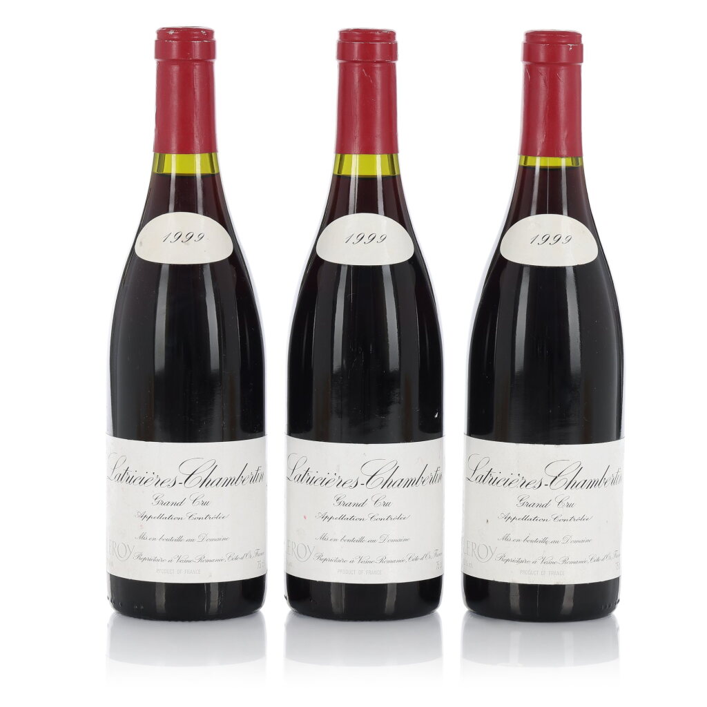 View full screen - View 1 of Lot 38. Latricières Chambertin 1999 Domaine Leroy (3 BT).