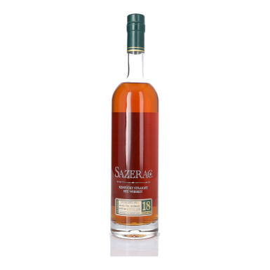 View full screen - View 1 of Lot 159. Sazerac Rye 18 Year Old 2019 Release 90 Proof 2001 (1 BT 75cl).