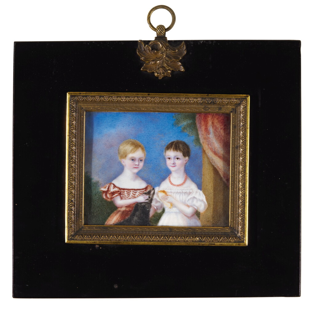View full screen - View 1 of Lot 267. Jane Austen's great nieces and nephews; the children of Sir Edward Knatchbull, 9th Bt (1781-1849) and his second wife Fanny, née Knight, formerly Austen (1793-1882).