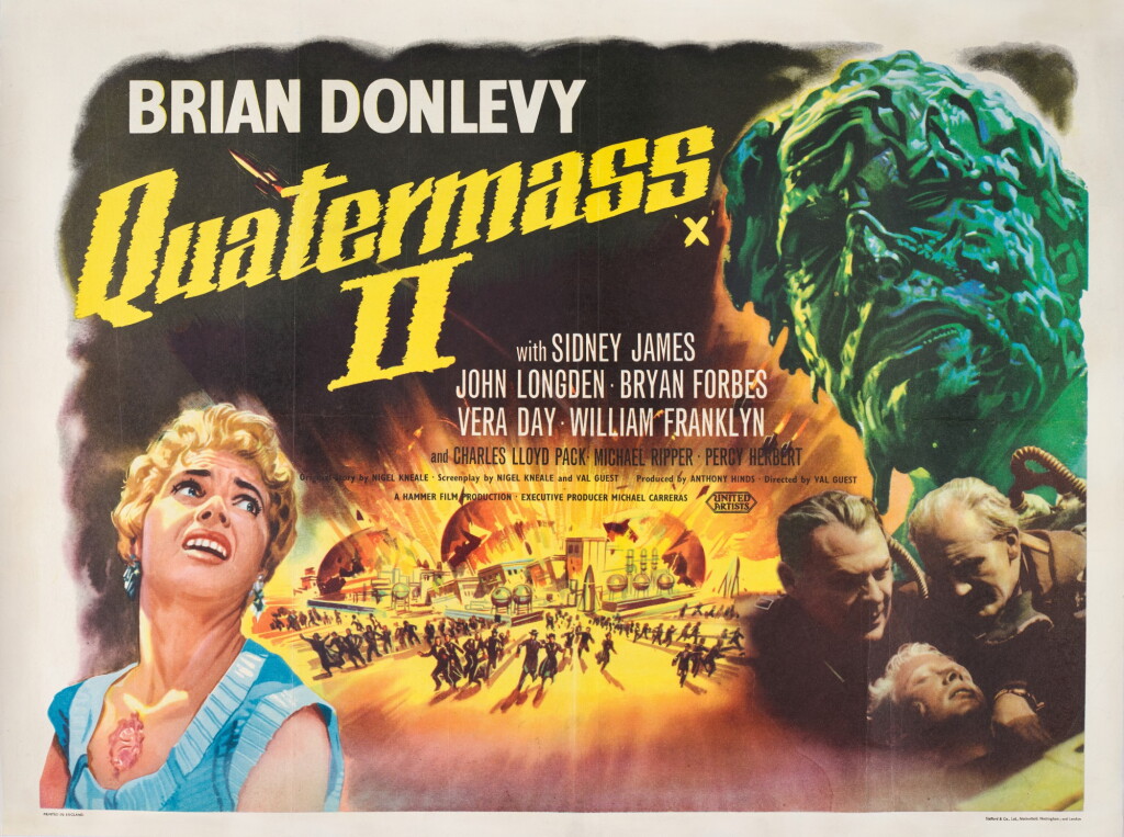 View full screen - View 1 of Lot 102. QUATERMASS II (1957) POSTER, BRITISH.